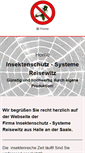 Mobile Screenshot of fliegengitter-halle.de